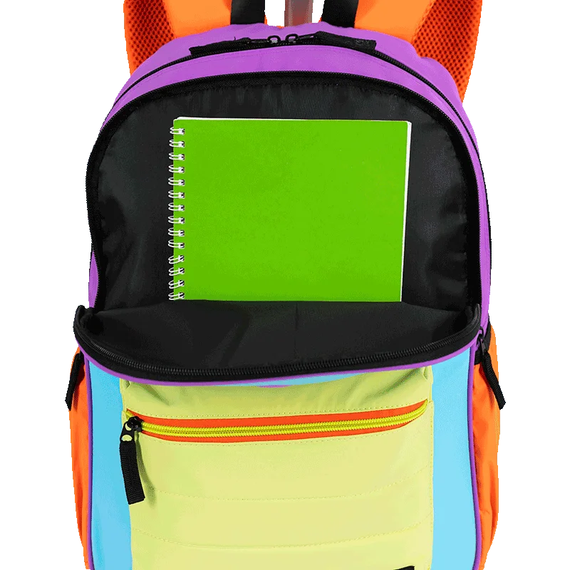 Mochila Carrinho Externo Paul Frank Authentic - Orange Mix