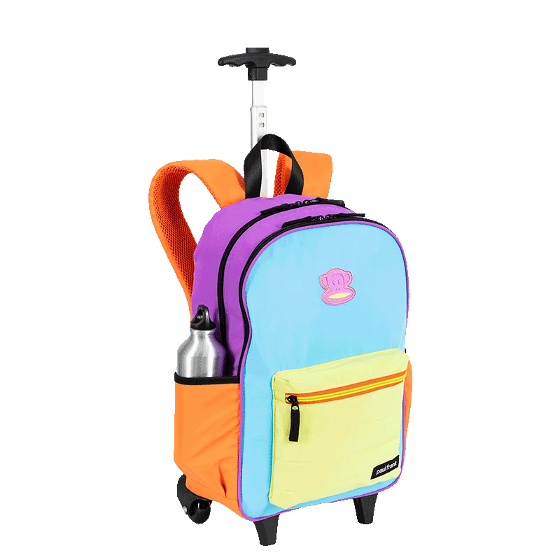 Mochila Carrinho Externo Paul Frank Authentic - Orange Mix