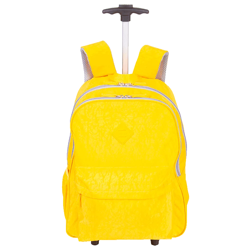 Mochila Carrinho Externo Sestini Rolling Crinkle - Amarelo
