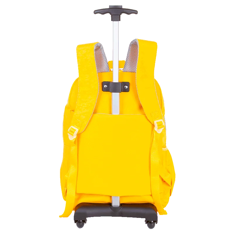 Mochila Carrinho Externo Sestini Rolling Crinkle - Amarelo