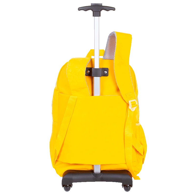 Mochila Carrinho Externo Sestini Rolling Crinkle - Amarelo