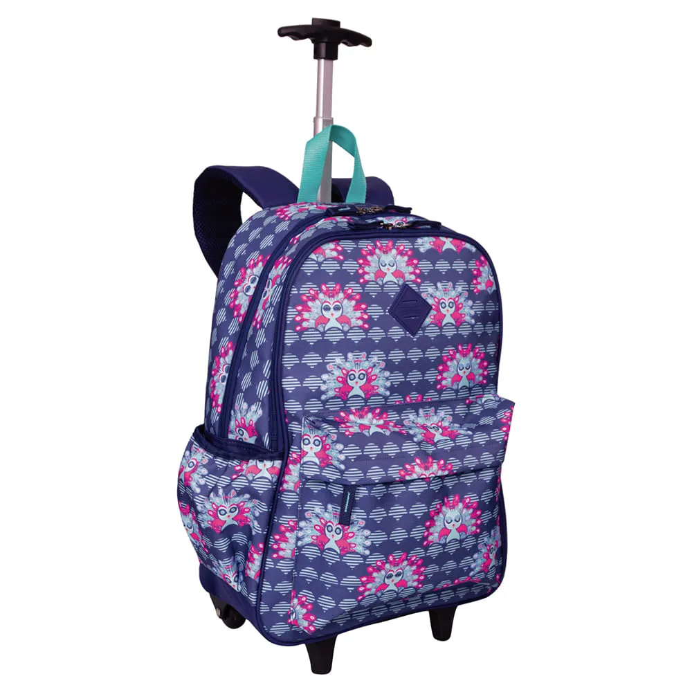 Mochila Carrinho Externo Sestini Rolling Pavão