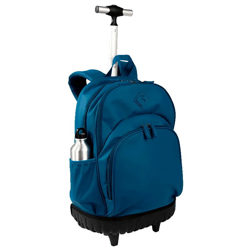 Mochila Carrinho Externo com Base Rígida Sestini Rolling Hydroblock - Azul Noturno