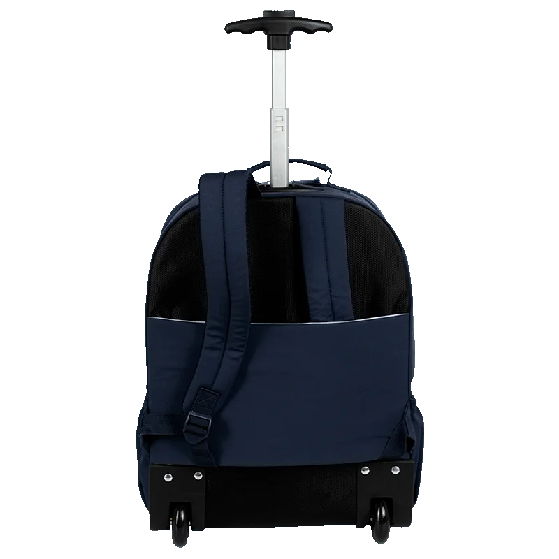 Mochila Carrinho Grande Capricho Class Cosmic Patches - Azul