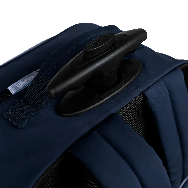 Mochila Carrinho Grande Capricho Class Cosmic Patches - Azul