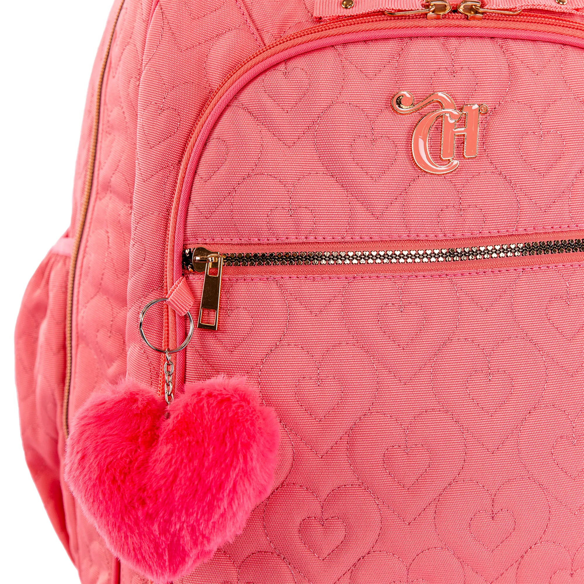 Mochila Carrinho Grande Capricho Crush Laranja - Pêssego