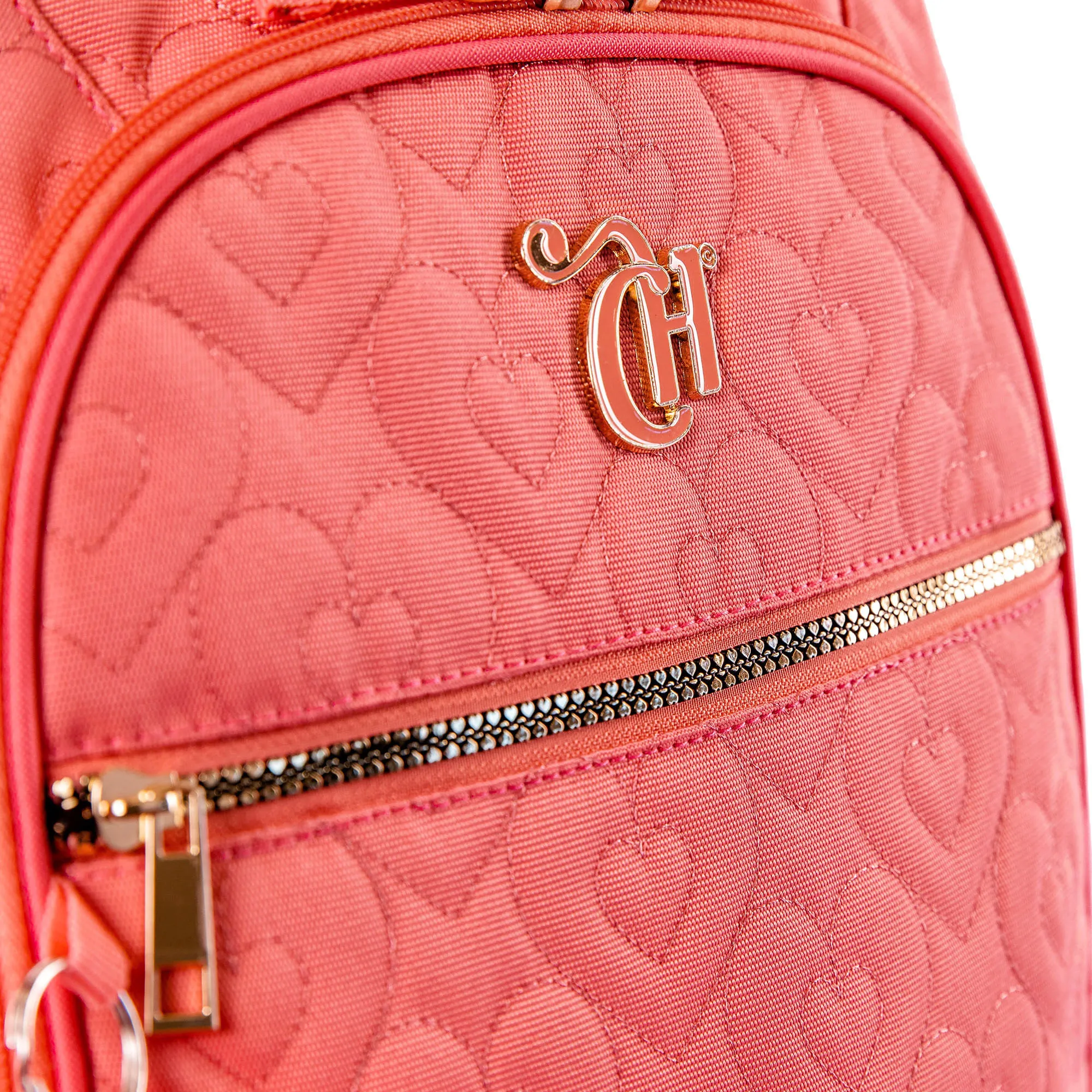 Mochila Carrinho Grande Capricho Crush Laranja - Pêssego