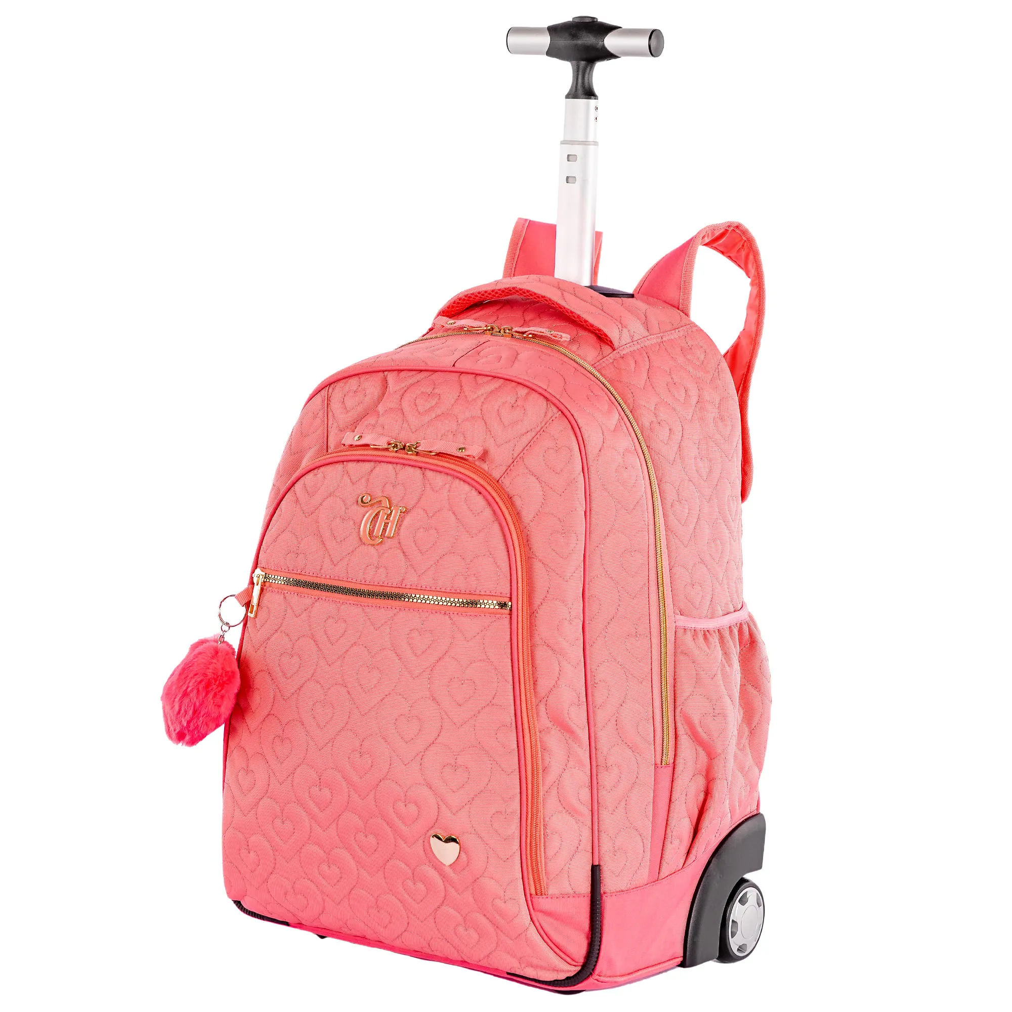 Mochila Carrinho Grande Capricho Crush Laranja - Pêssego