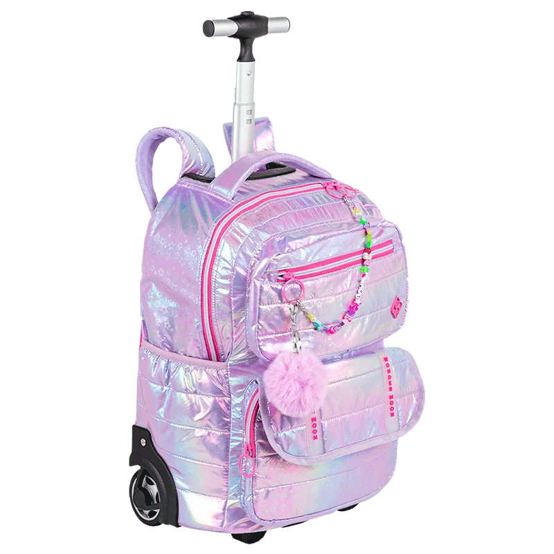 Mochila Carrinho Grande Sestini Wonder Moon - Metálico