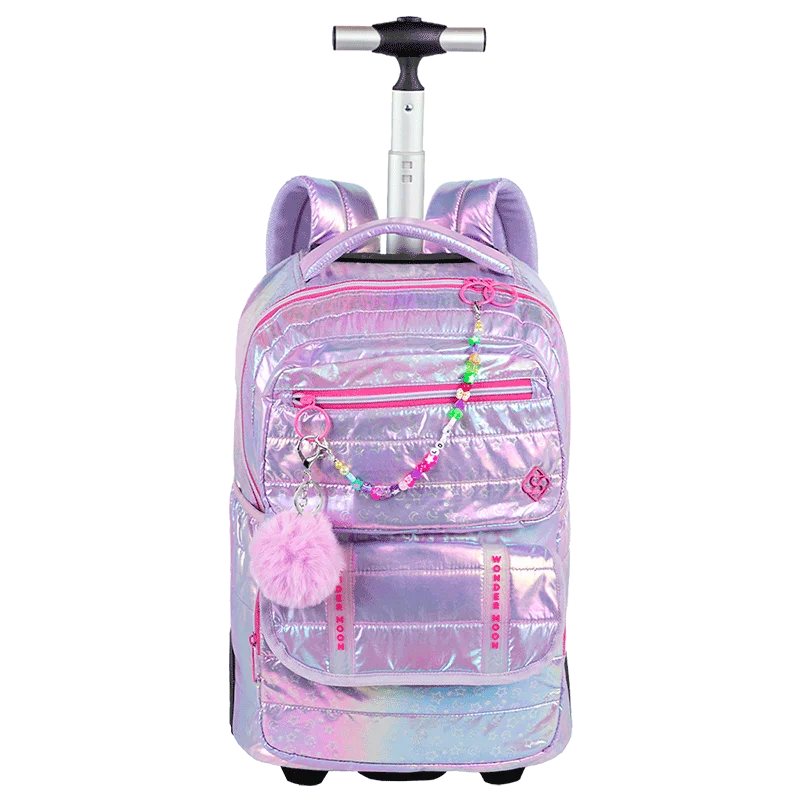 Mochila Carrinho Grande Sestini Wonder Moon - Metálico