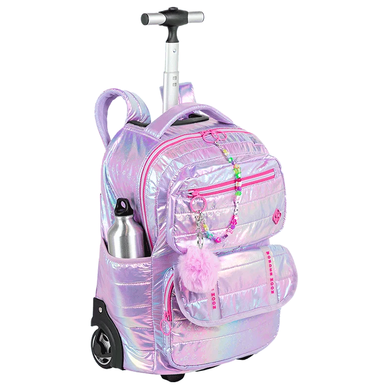 Mochila Carrinho Grande Sestini Wonder Moon - Metálico