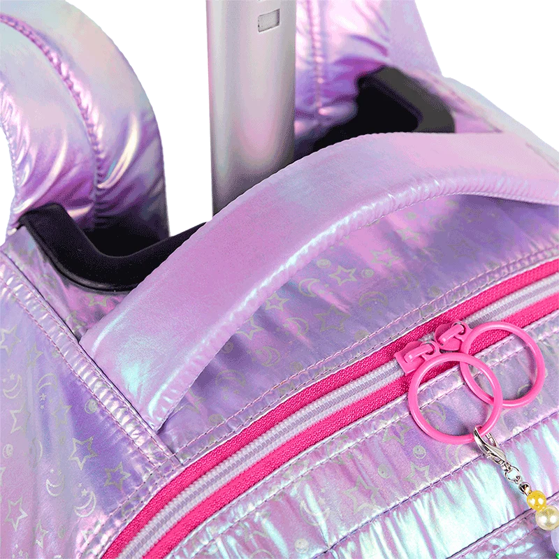 Mochila Carrinho Grande Sestini Wonder Moon - Metálico