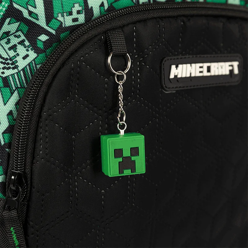 Mochila Carrinho Mega Rodas Minecraft Z Camoterra - Colorido