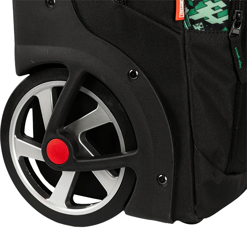 Mochila Carrinho Mega Rodas Minecraft Z Camoterra - Colorido