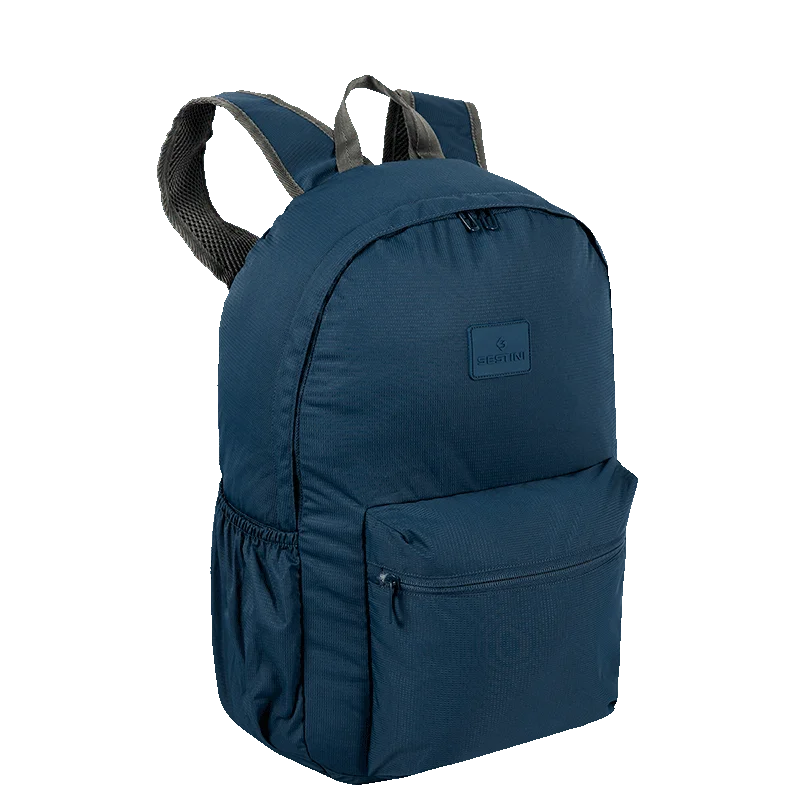 Mochila Dobrável Azul - Marinho