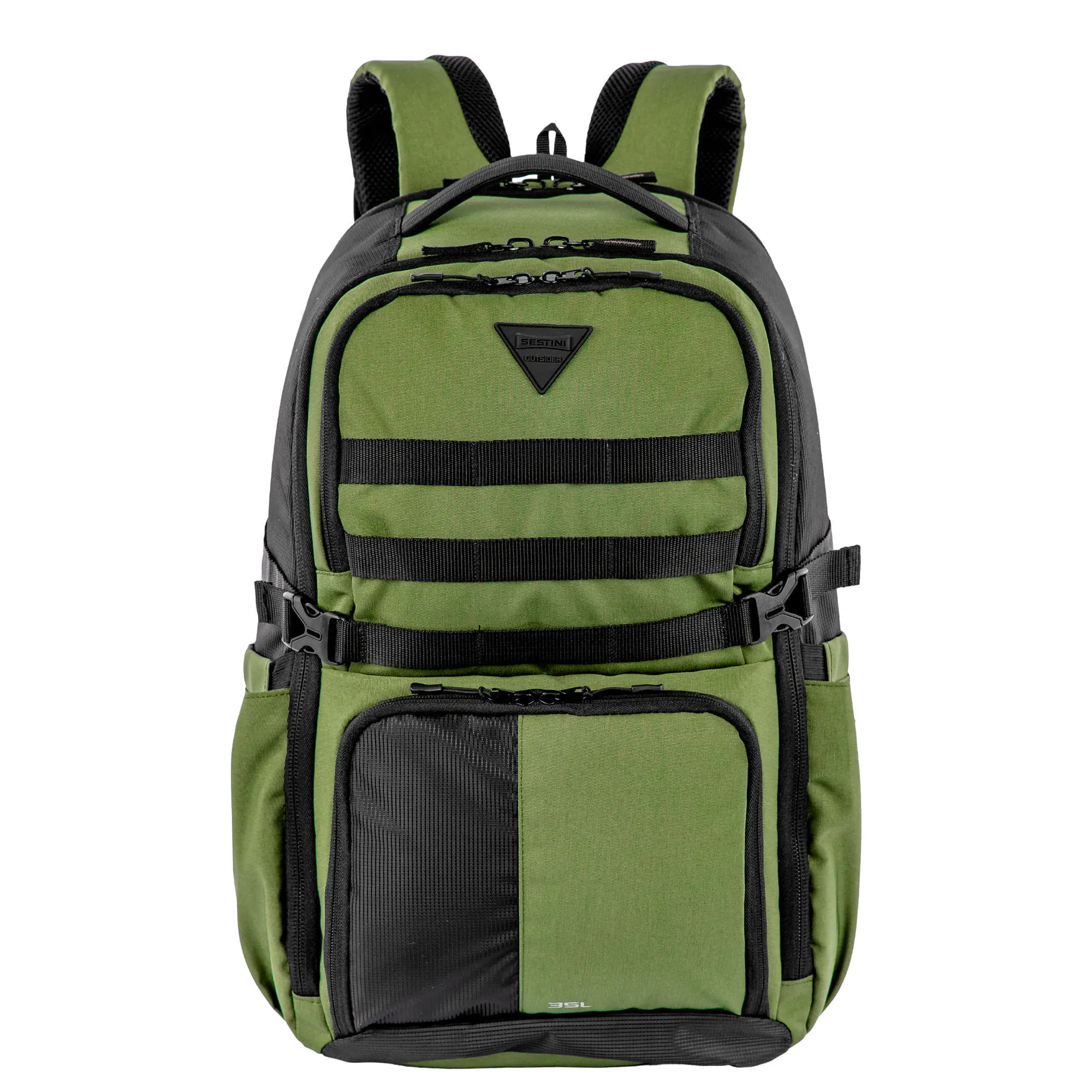 Mochila GG 2 Compartimentos Sestini Outsider Army - Verde