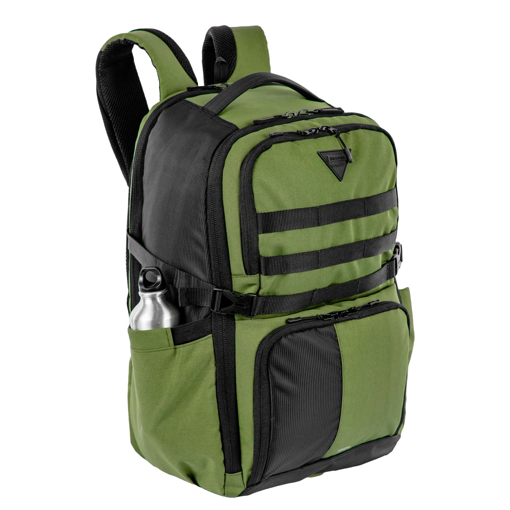 Mochila GG 2 Compartimentos Sestini Outsider Army - Verde