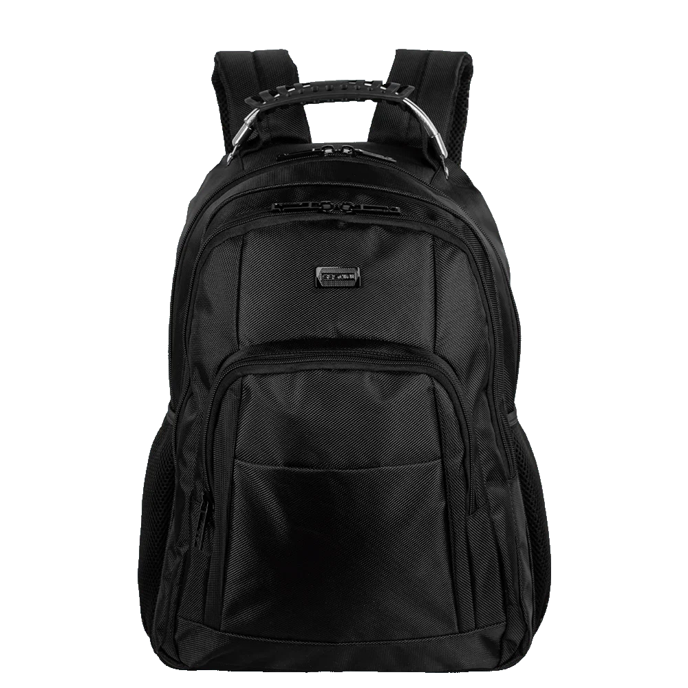 Mochila Grande 2 Compartimentos Cabo de Aço Notebook Sestini ST4000 - Preto
