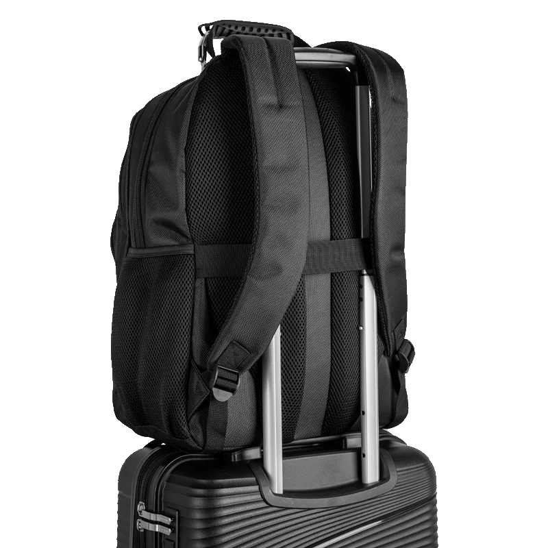 Mochila Grande 2 Compartimentos Cabo de Aço Notebook Sestini ST4000 - Preto
