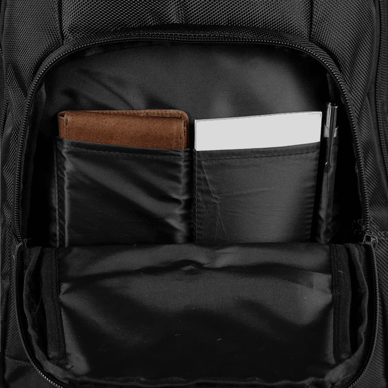 Mochila Grande 2 Compartimentos Cabo de Aço Notebook Sestini ST4000 - Preto