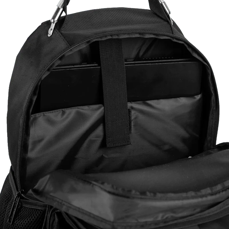 Mochila Grande 2 Compartimentos Cabo de Aço Notebook Sestini ST4000 - Preto