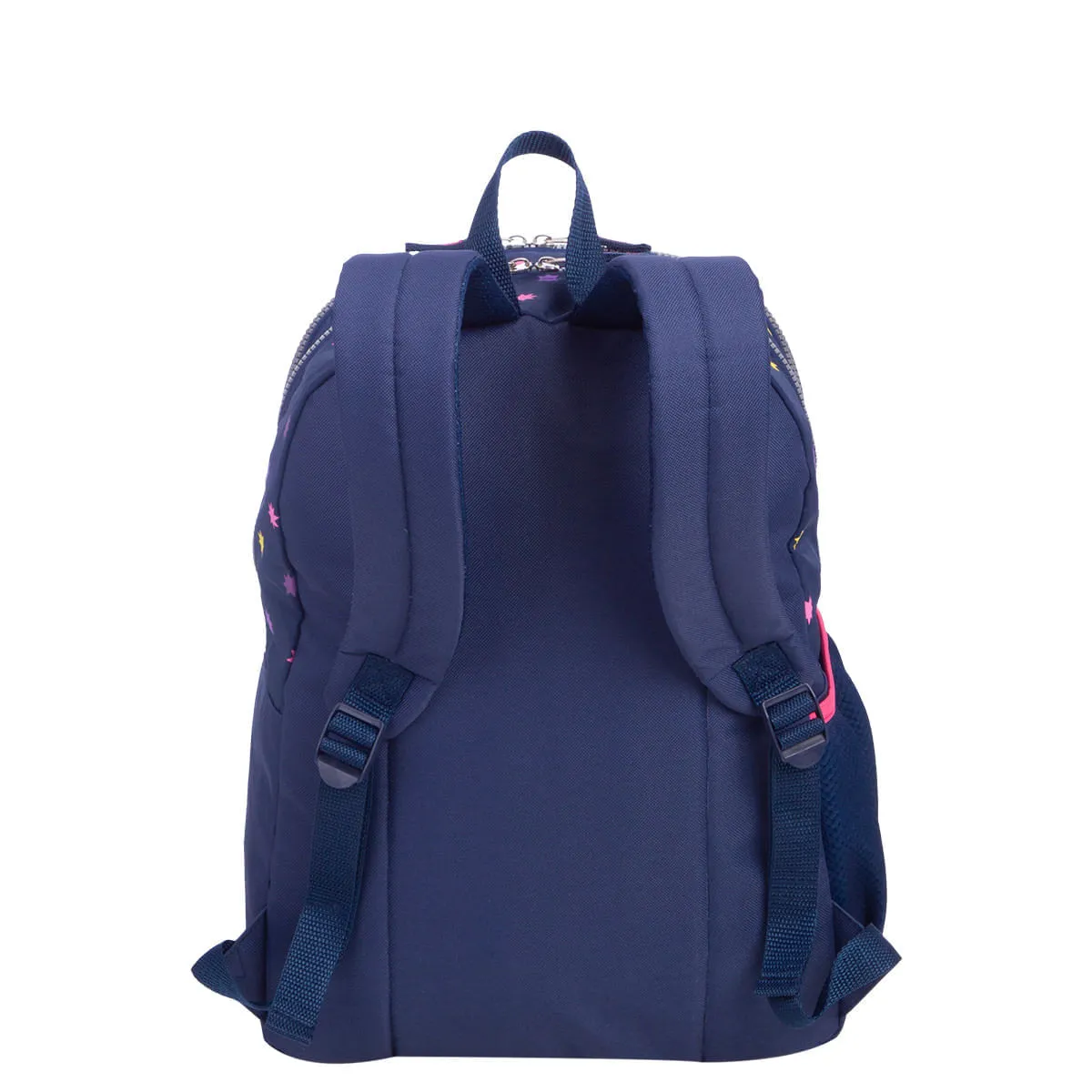 Mochila Grande 2 Compartimentos Capricho Estrelas - Azul