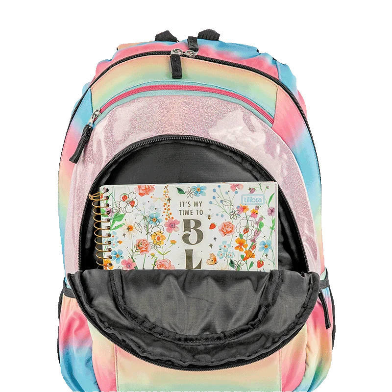 Mochila Grande 2 Compartimentos Capricho Sunday - Degradê