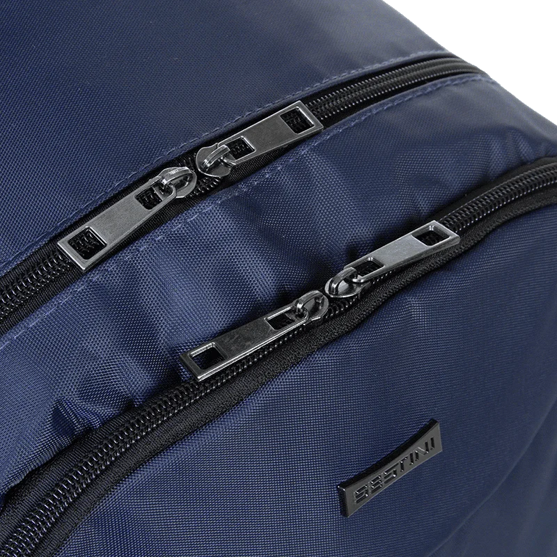 Mochila Grande 2 Compartimentos Expansível Sestini New Next - Azul