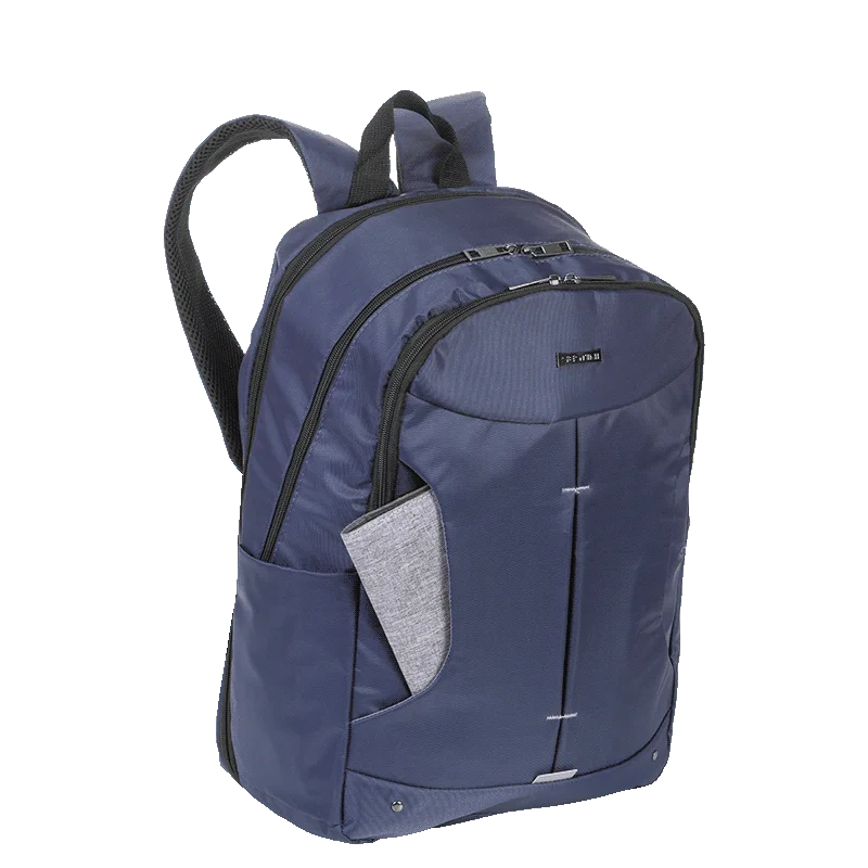 Mochila Grande 2 Compartimentos Expansível Sestini New Next - Azul