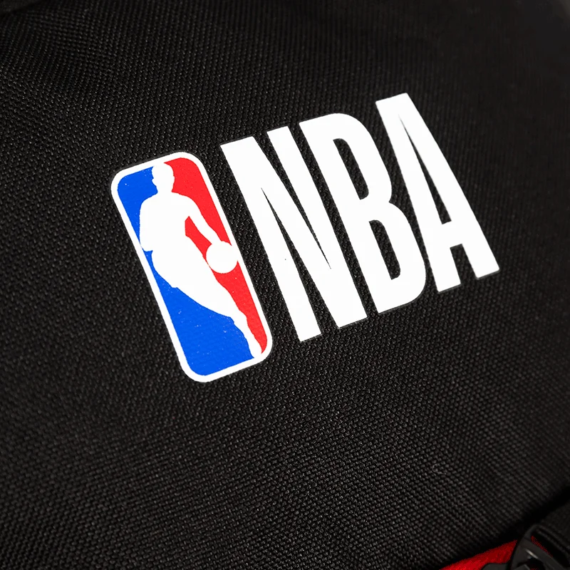 Mochila Grande 2 Compartimentos NBA Legend Chicago - Preto e Vermelho