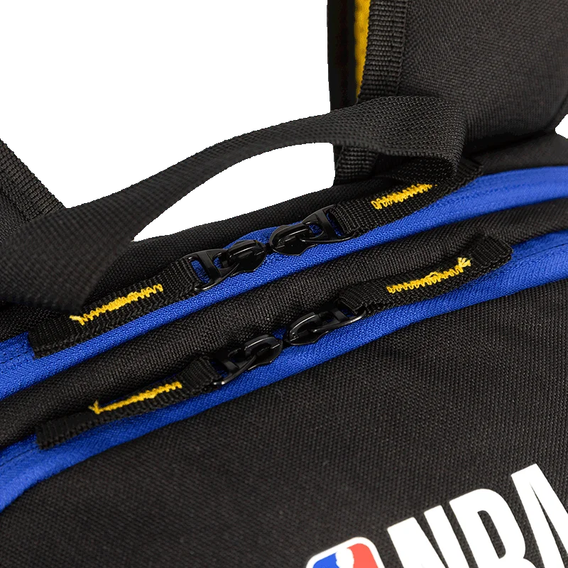Mochila Grande 2 Compartimentos NBA Legend Golden State - Preto e Azul