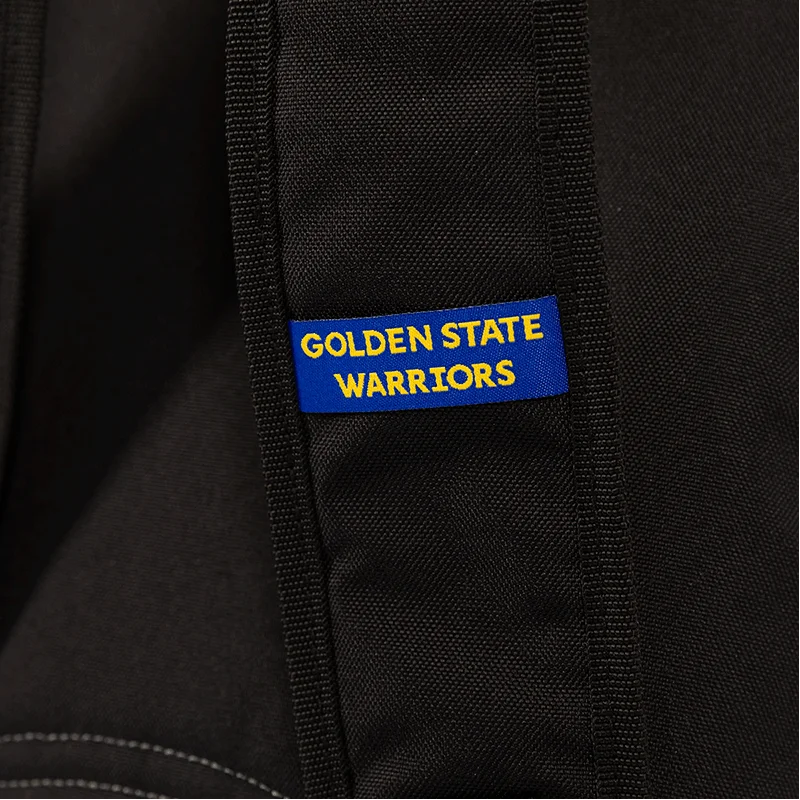 Mochila Grande 2 Compartimentos NBA Legend Golden State - Preto e Azul