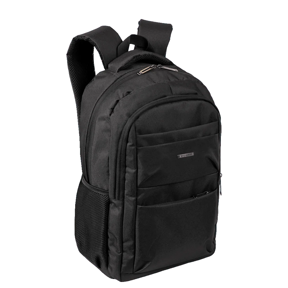 Mochila Grande 2 Compartimentos Notebook 15,6 Sestini City III - Preto