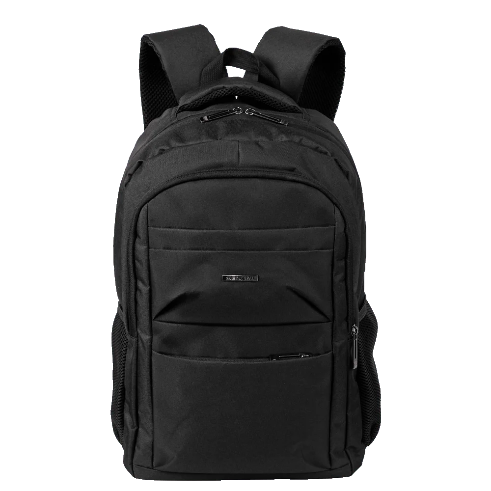 Mochila Grande 2 Compartimentos Notebook 15,6 Sestini City III - Preto