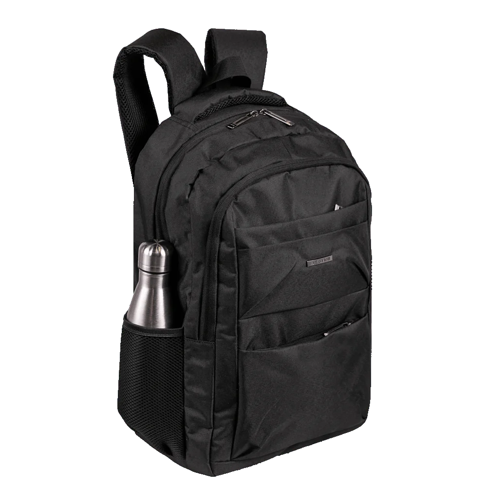 Mochila Grande 2 Compartimentos Notebook 15,6 Sestini City III - Preto