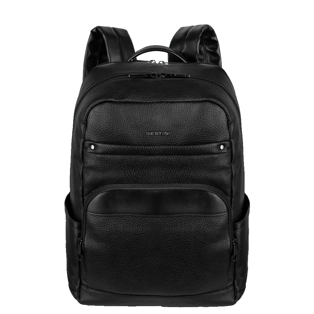 Mochila Grande 2 Compartimentos Notebook 15,6 Sestini Core - Preto