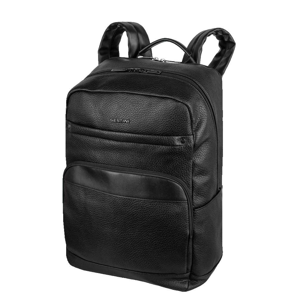 Mochila Grande 2 Compartimentos Notebook 15,6 Sestini Core - Preto