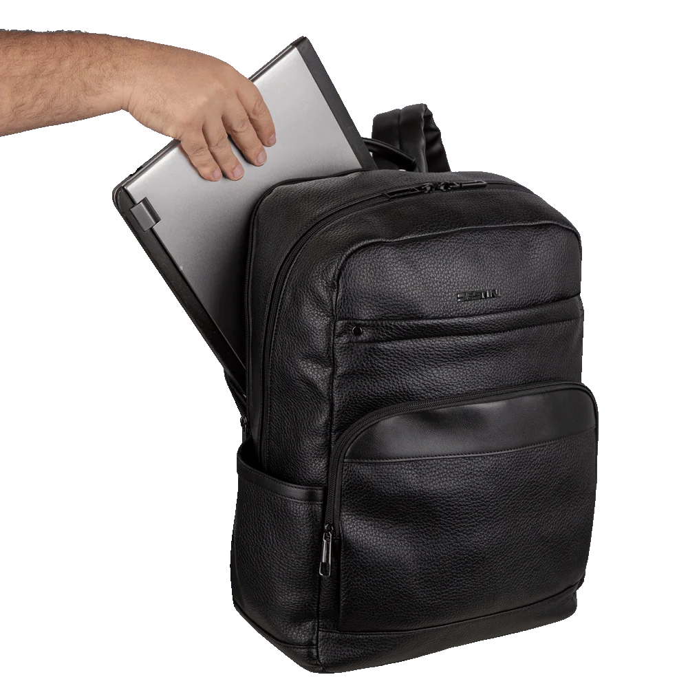 Mochila Grande 2 Compartimentos Notebook 15,6 Sestini Core - Preto
