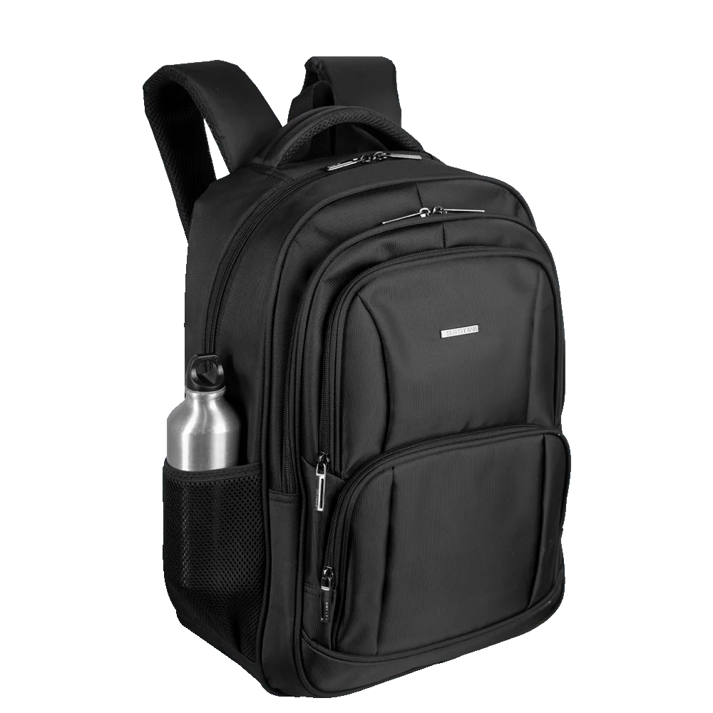 Mochila Grande 2 Compartimentos Notebook 15,6 Sestini Impact - Preto