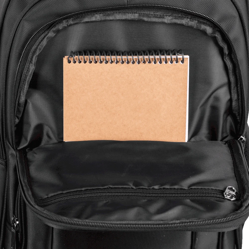 Mochila Grande 2 Compartimentos Notebook 15,6 Sestini Impact - Preto