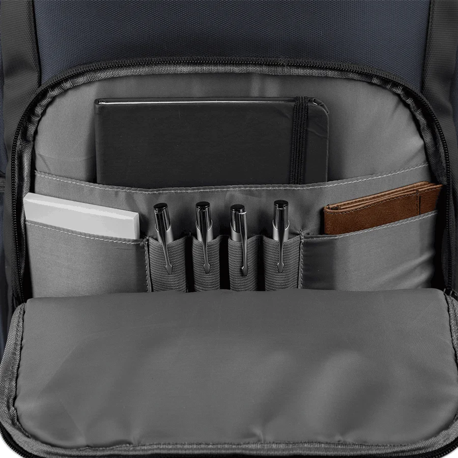 Mochila Grande 2 Compartimentos Notebook 15,6 Sestini Logic - Marinho