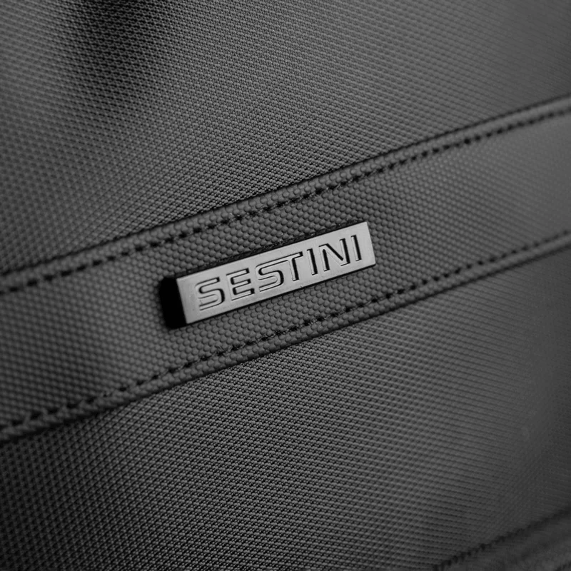 Mochila Grande 2 Compartimentos Notebook 15,6 Sestini Logic - Preto