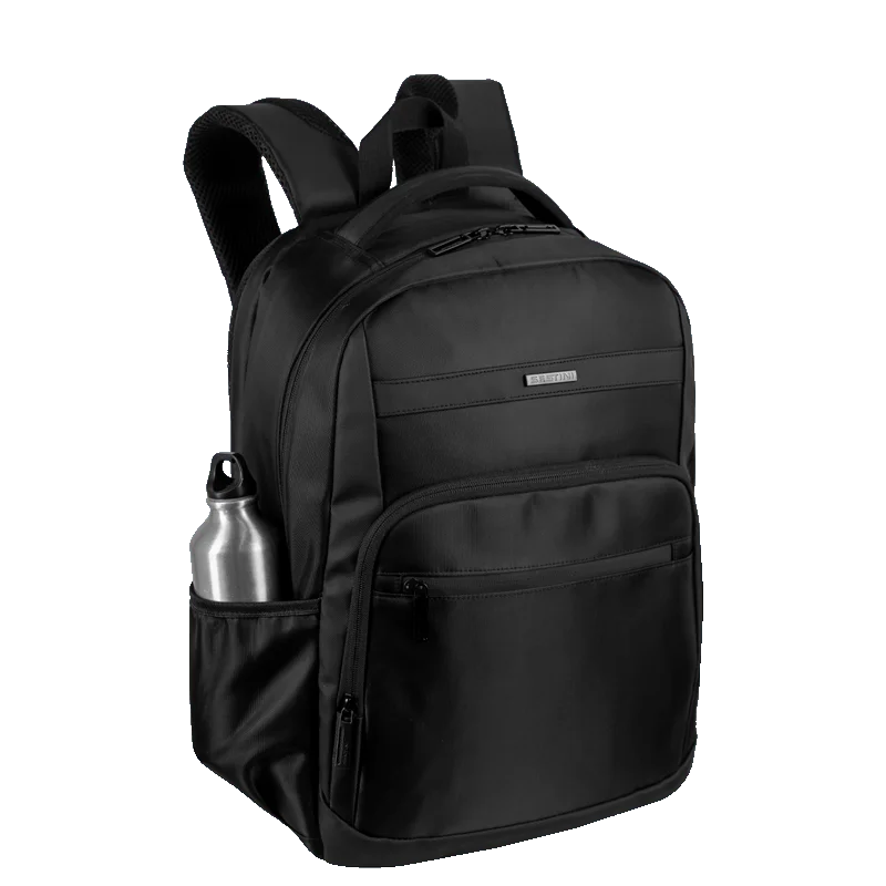 Mochila Grande 2 Compartimentos Notebook 15,6 Sestini Logic - Preto