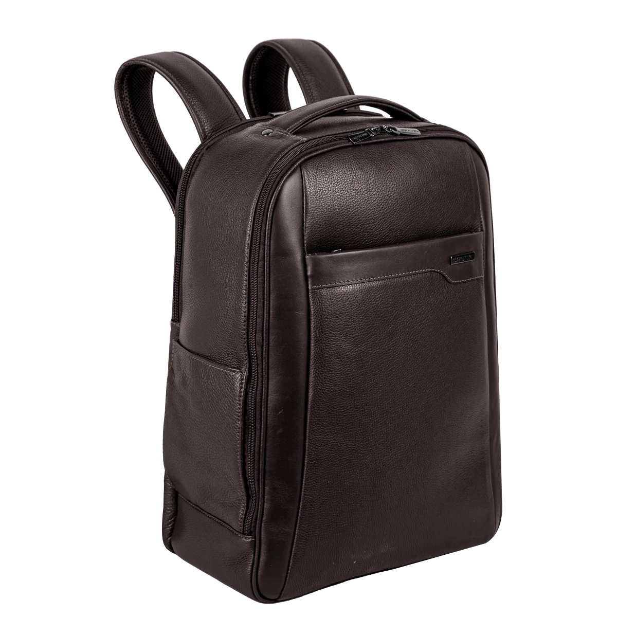Mochila Grande 2 Compartimentos Notebook 15,6 Sestini Prime Couro - Café
