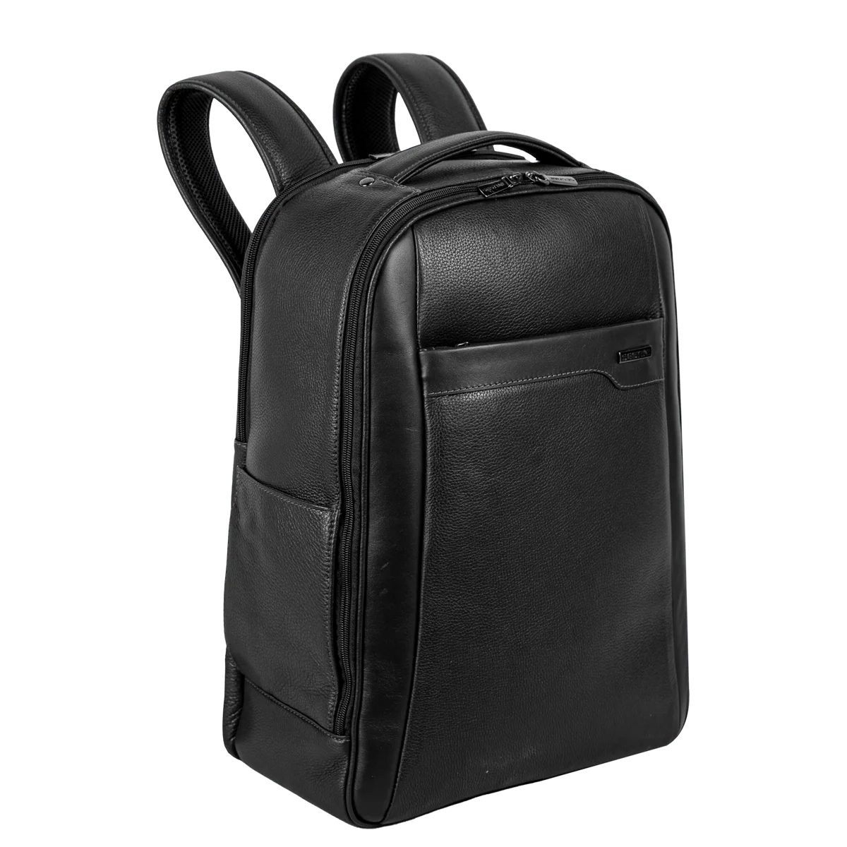 Mochila Grande 2 Compartimentos Notebook 15,6 Sestini Prime Couro - Preto