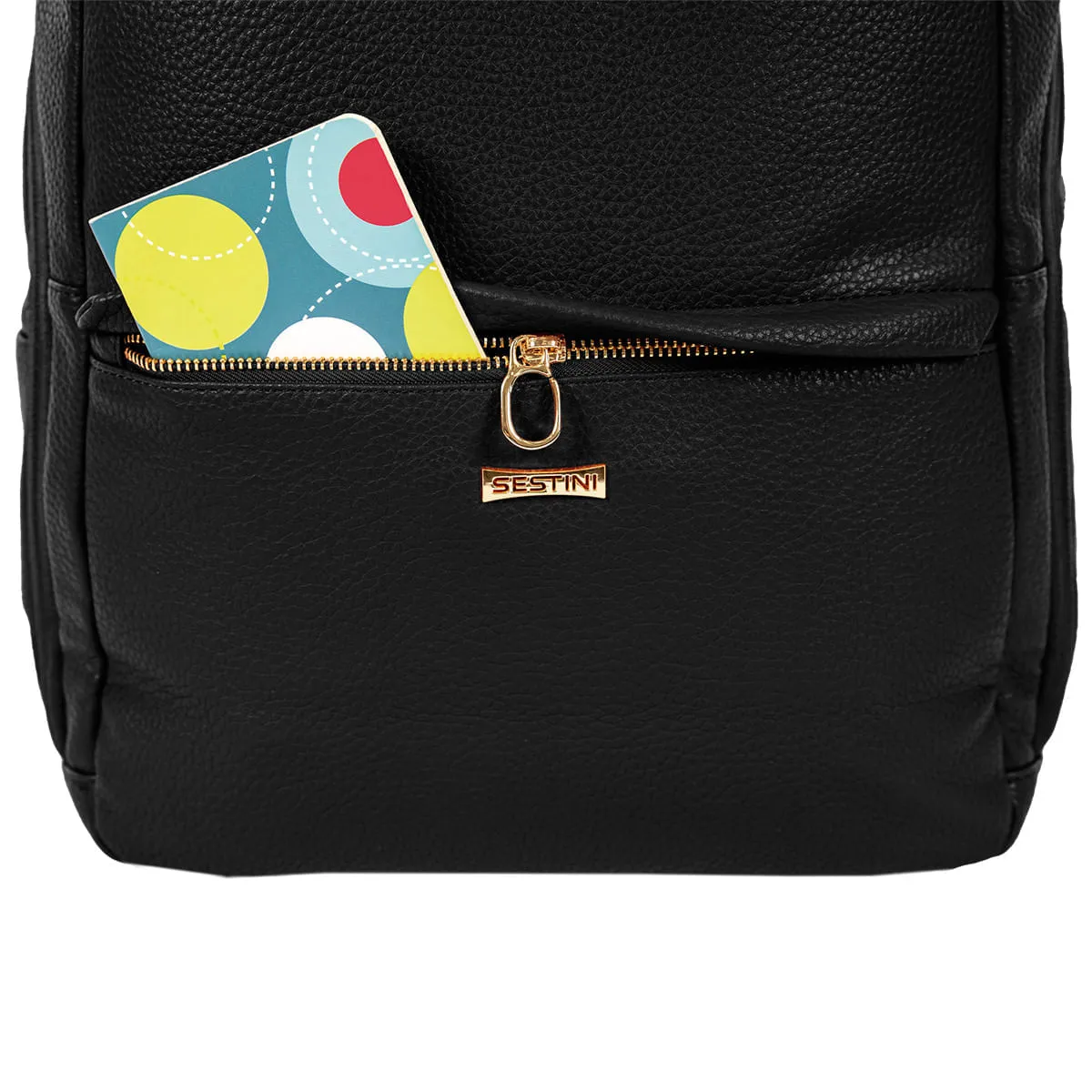 Mochila Grande 2 Compartimentos Notebook 15 Sestini Active F - Preto