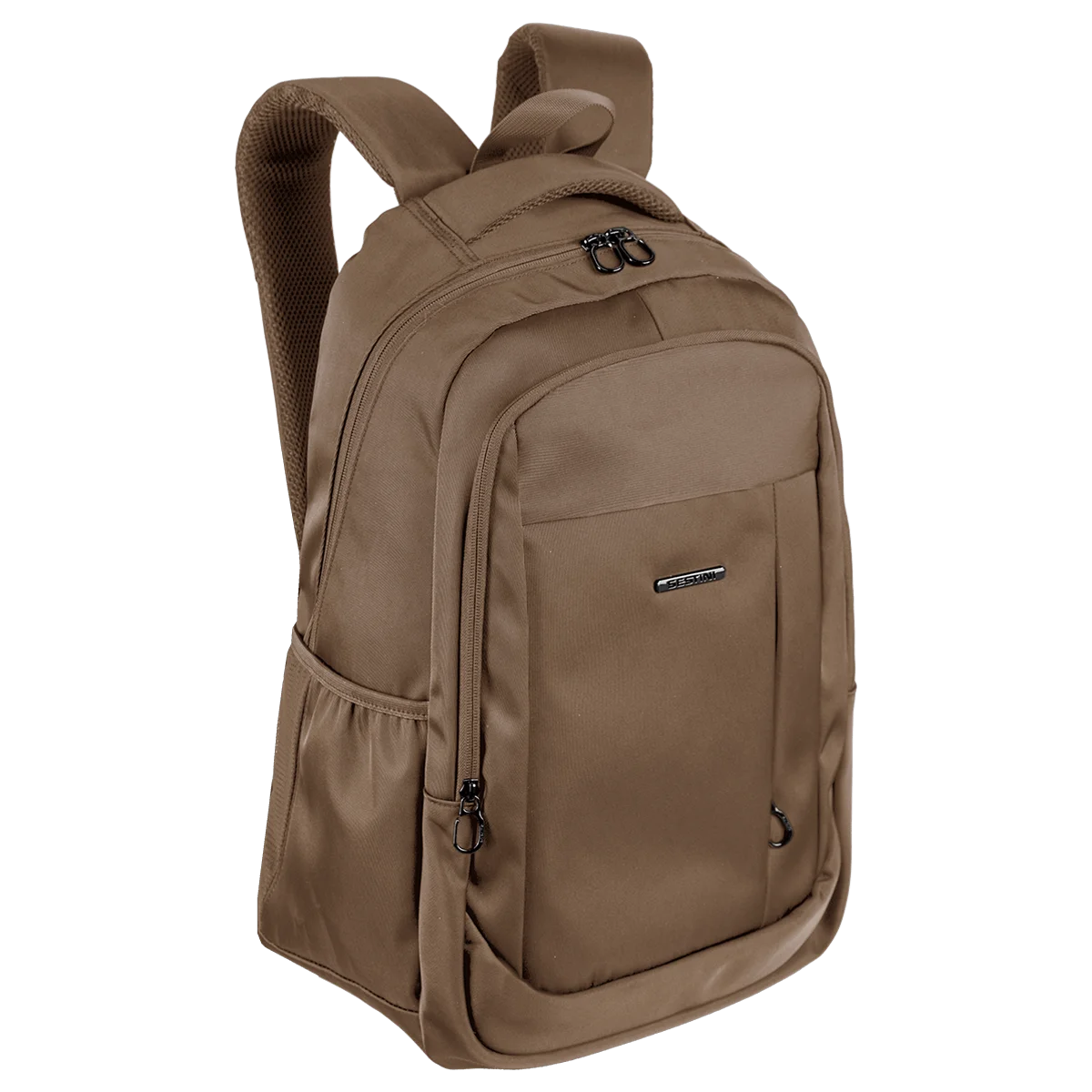 Mochila Grande 2 Compartimentos Notebook 17' Sestini Work 2 - Marrom