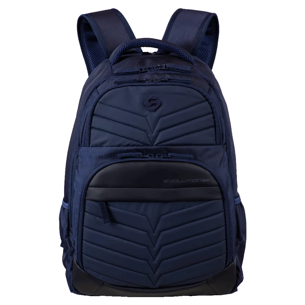 Mochila Grande 2 Compartimentos Notebook Sestini Evolution - Azul Marinho