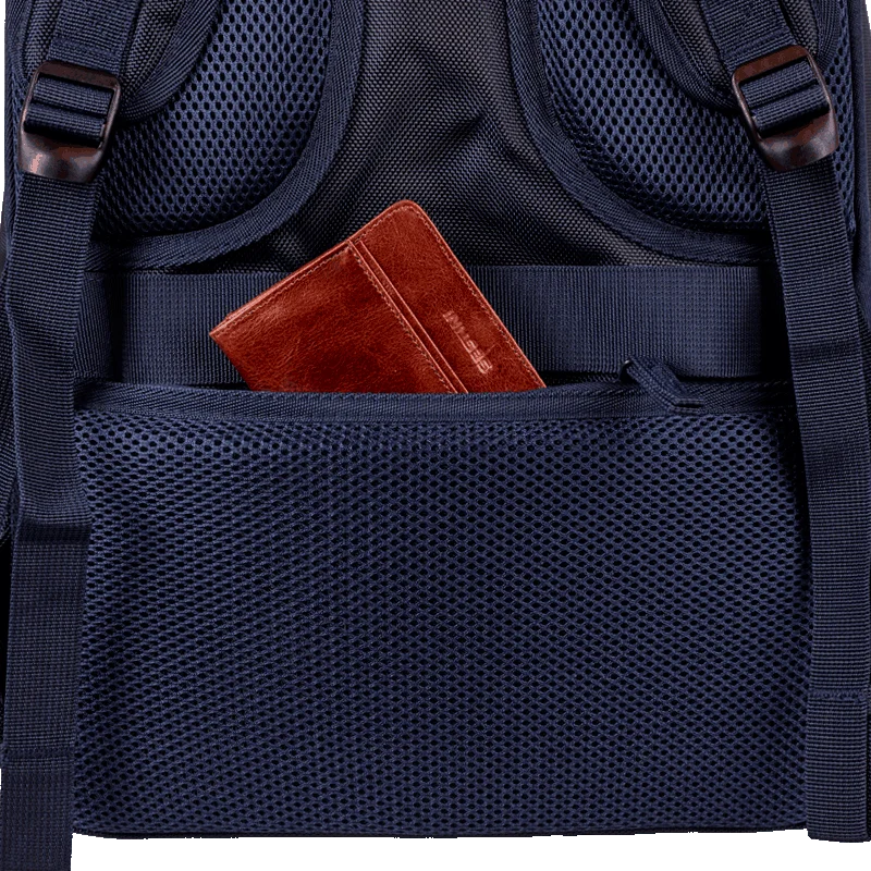 Mochila Grande 2 Compartimentos Notebook Sestini Evolution - Azul Marinho