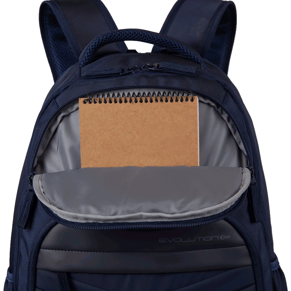Mochila Grande 2 Compartimentos Notebook Sestini Evolution - Azul Marinho